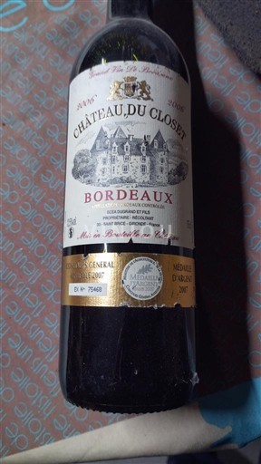 Bordeaux Château Closot 2006