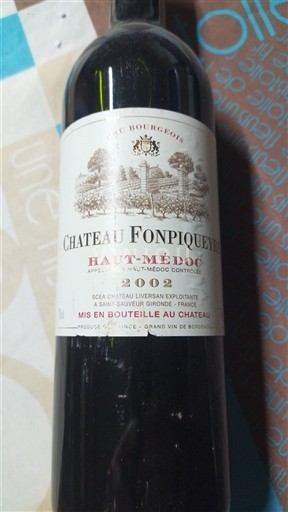 Burdeos Haut-Médoc Cru Bourgeois Château Fonpiquet 2002