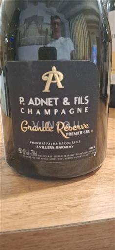 Champagne Premier Cru P. Adnet & Fils Grande Réserve Premier Cru Non Millésimé
