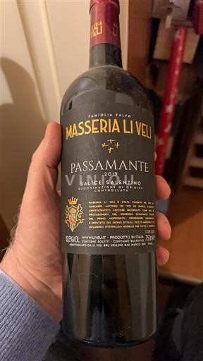 Puglia Salice Salentino Masseria Li Veli Passamante 2019