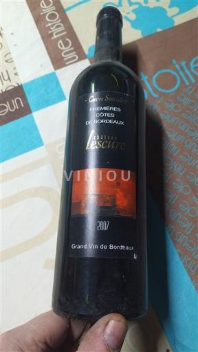 Burdeos Primeras Colinas de Burdeos Château Lescure Spéciale 2007