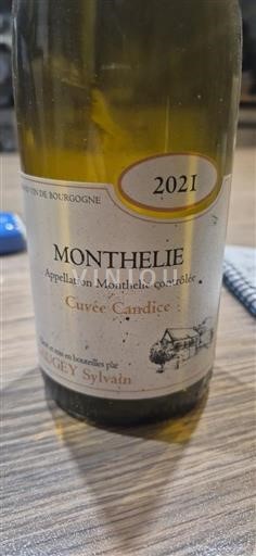 Burgundsko Monthélie Raguenet-Robert / Ragot Sylvain Candice 2021