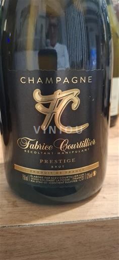 Champaña Champán Fabrice Courtillier Prestige Sin añada
