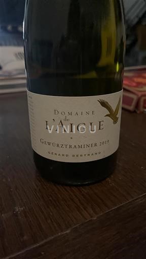 Languedoc-Roussillon Upper Aude Valley Domaine L'Aigle 2019