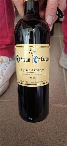 Bordeaux Pessac-Léognan Château Lafargue 2016