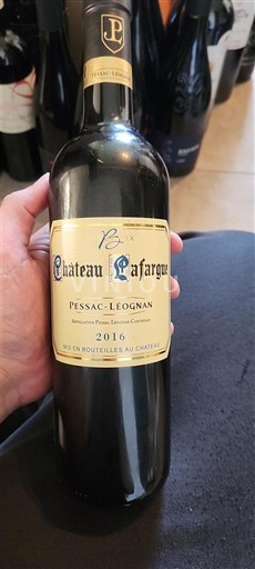 Bordeaux Pessac-Léognan Château Lafargue 2016