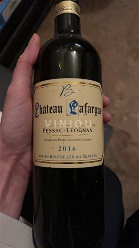 Bordeaux Pessac-Léognan Château Lafargue 2016