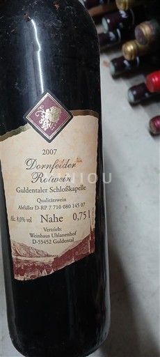 Nahe Weinkellerei Uhlenbrock Guldentaler Schloßkapelle 2007