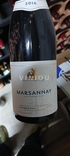 Burgundsko Marsannay Domaine Martine & Philippe Bernard 2016