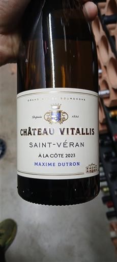 Burgundija Saint-Véran Château Vitallis À la Côte 2023
