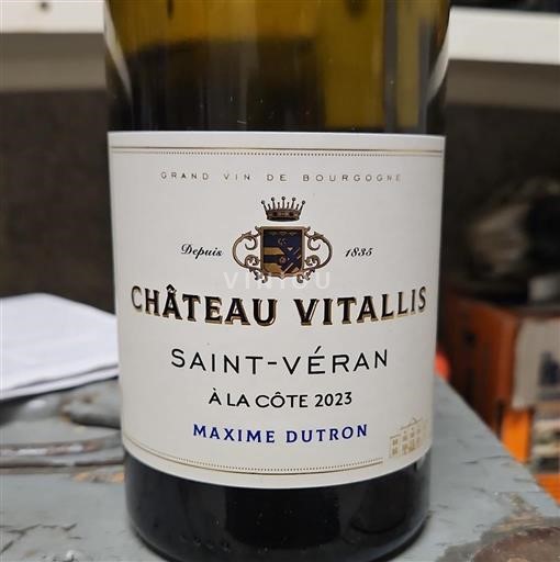 Borgoña Saint-Véran Château Vitallis À la Côte 2023
