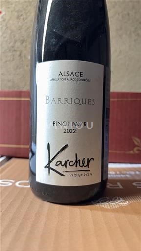 Alsasko Rulandské modré Karcher Barriques 2022