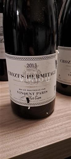 Rhône Valley Crozes-Hermitage Vincent Paris Sélection 2013