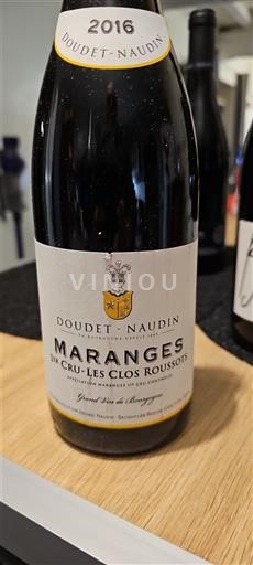 Bourgogne Ospecificerad Premier Cru Doudet-Naudin 1er Cru - Les Clos Roussots 2016