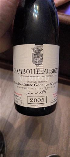 Burgund Chambolle-Musigny Domaine Comte Georges de Vogüé Chambolle-Musigny 2005