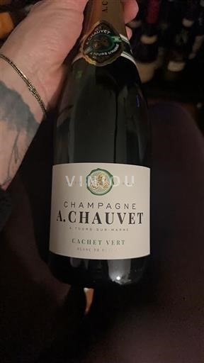 Champagne Sâm-panh A. Chauvet Cachet Vert Không niên vụ
