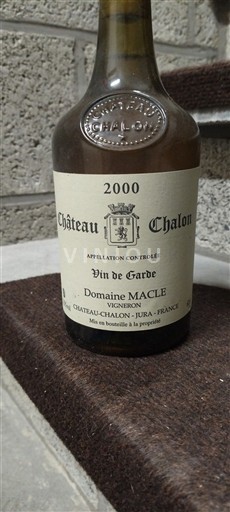 Jura Château-chalon Domaine Macle Vin de garde 2000