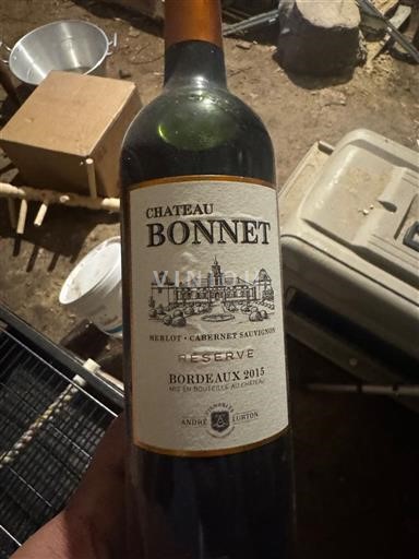Bordeaux Chateau Bonnet Réserve 2015