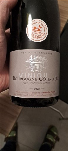 Burgundija Bourgogne zlata obala Domaine Pierre 2022