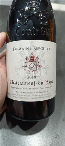 Rona dolina Châteauneuf-du-Pape Domaine Serguier 2018