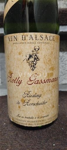 Elsass Riesling Rolly Gassmann Riesling de Rorschwihr 2023