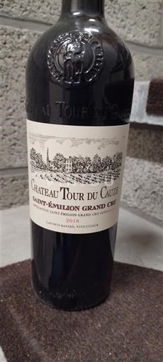 Bordeaux Saint-Émilion Grand Cru Château Tour du Cauze Saint Émulsion grand cru 2018