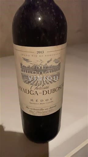 Bordeaux Médoc Château Mayuga-Duboscq 2013