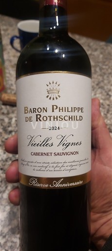 Bordeaux Baron Philippe de Rothschild Vieilles Vignes Réserve Anniversaire 2024