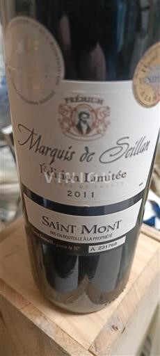 Tây Nam Saint-Mont Marquis de Saint-Sillan Édition Limitée 2011