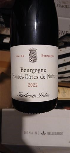 Borgoña No especificado Anthonin Leduc 2022