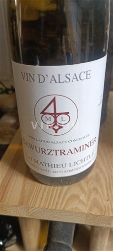 Alsace Domaine Mathieu Lichtle Icke årgångsbetecknad
