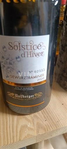 Alsazia Non specificato Wolfberger Solstice d'Hiver 2020