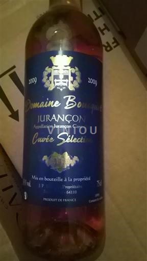 Sudoeste Jurançon Domaine Bousquet Sélection 2009