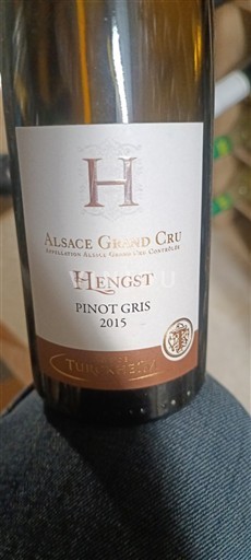 Alsazia Non specificato Grand Cru Turckheim Hengst 2015
