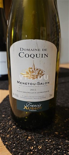 Loire Valley Menetou-Salon Domaine Coquin 2015