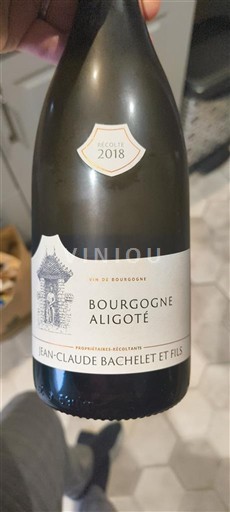 Bourgogne Bourgogne Aligoté Jean-Claude Bachelet et Fils 2018