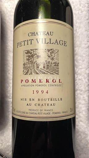 Bordeaux Pomerol Château Petit Village 1994