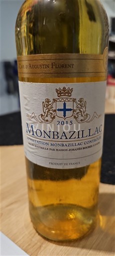 Lounais-Ranska Monbazillac Côte d'Augustin Florent 2015