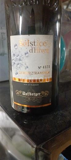 Alsazia Non specificato Wolfberger Solstice d'Hiver 2011