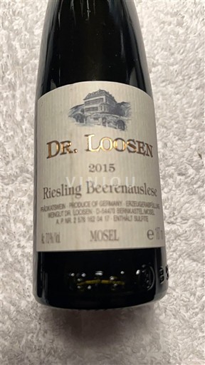 Mosel Moselle Dr. Loosen Riesling Beerenauslese 2015