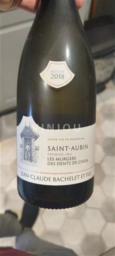 Burgund Saint-Aubin Premier Cru Jean-Claude Bachelet et Fils Les Murgers des Dents de Chien 2018