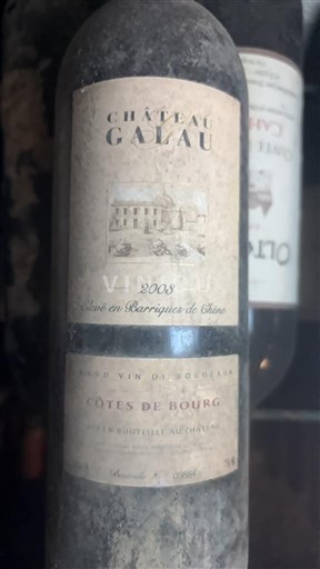 Bordeaux Côtes de Bourg Château Galau 2003