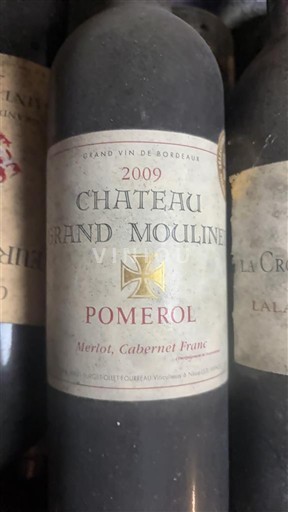 Burdeos Pomerol Château Grand Mouline 2009