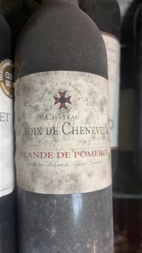 Burdeos Lalande-de-Pomerol Château La Croix de Chenevelle 2009
