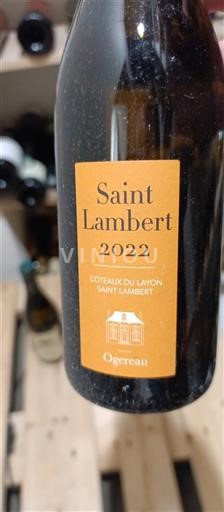 Vale do Loire Coteaux-du-layon Ogereau Saint Lambert 2022