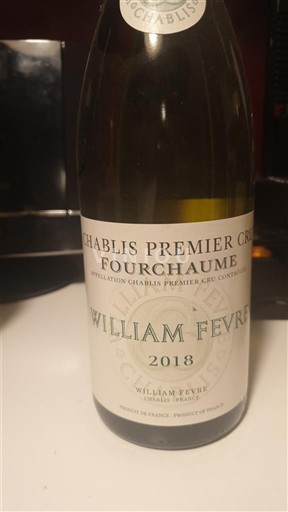 Burgundi Chablis Premier Cru William Fevre Fourchaume 2018