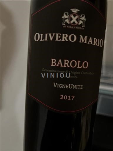 Piamonte Barolo Olivero Mario VigneUnite 2017