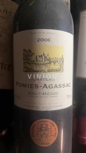 Bordeaux Haut-Médoc Château Pomiès-Agassac 2006