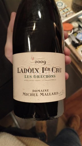 Borgoña No especificado Premier Cru Domaine Michel Mallard Les Gréchons 2009