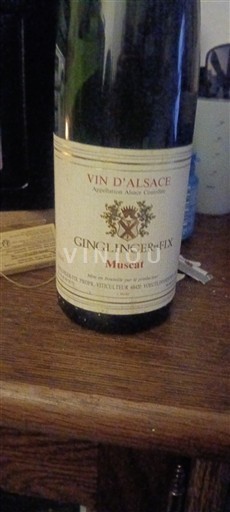 Alsace Ginglinger-Fix 1996